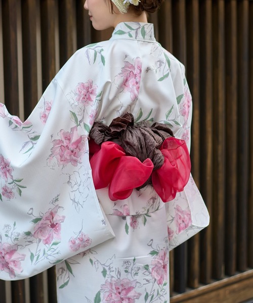 Ambre Neige(アンブルネージュ)の「hekoobi belt / 兵児帯(浴衣・レディース・イエロー系その他/ライトグレー/ダークブラウン/オフホワイト・FREE)」の1枚目の写真