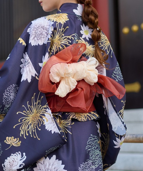 Ambre Neige(アンブルネージュ)の「hekoobi belt / 兵児帯(浴衣・レディース・イエロー系その他/ライトグレー/ダークブラウン/オフホワイト・FREE)」の2枚目の写真