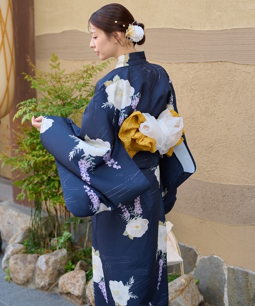 Ambre Neige(アンブルネージュ)の「hekoobi belt / 兵児帯(浴衣・レディース・イエロー系その他/ライトグレー/ダークブラウン/オフホワイト・FREE)」の10枚目の写真