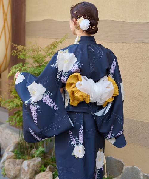 Ambre Neige(アンブルネージュ)の「hekoobi belt / 兵児帯(浴衣・レディース・イエロー系その他/ライトグレー/ダークブラウン/オフホワイト・FREE)」の11枚目の写真