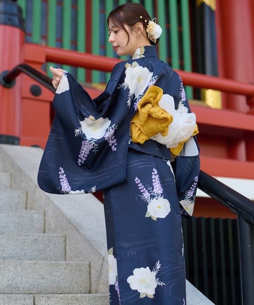 Ambre Neige(アンブルネージュ)の「hekoobi belt / 兵児帯(浴衣・レディース・イエロー系その他/ライトグレー/ダークブラウン/オフホワイト・FREE)」の14枚目の写真