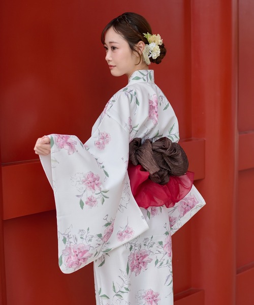 Ambre Neige(アンブルネージュ)の「hekoobi belt / 兵児帯(浴衣・レディース・イエロー系その他/ライトグレー/ダークブラウン/オフホワイト・FREE)」の7枚目の写真