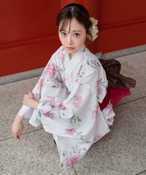 Ambre Neige(アンブルネージュ)の「hekoobi belt / 兵児帯(浴衣・レディース・イエロー系その他/ライトグレー/ダークブラウン/オフホワイト・FREE)」の8枚目の写真