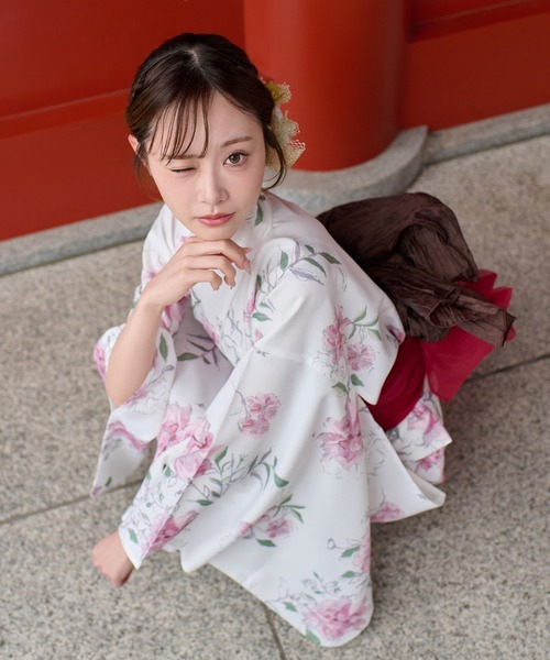 Ambre Neige(アンブルネージュ)の「hekoobi belt / 兵児帯(浴衣・レディース・イエロー系その他/ライトグレー/ダークブラウン/オフホワイト・FREE)」の9枚目の写真