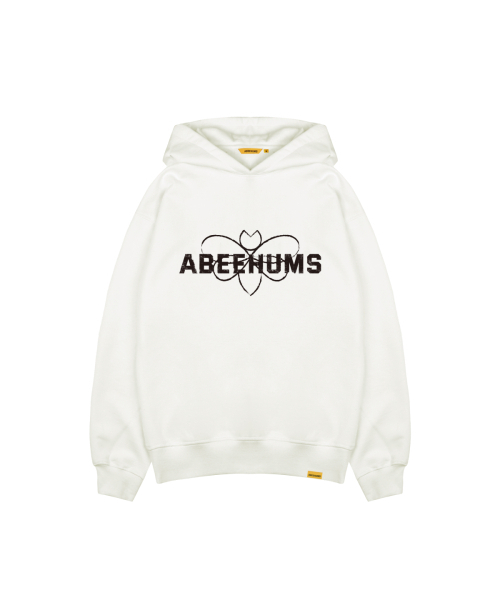 ABEEHUMS（アビハムズ）の「シグネチャーロゴフードスウェットシャツ ABH357-107 アイボリー（パーカー・レディース・アイボリー・SMALL/MEDIUM）」の2枚目の写真