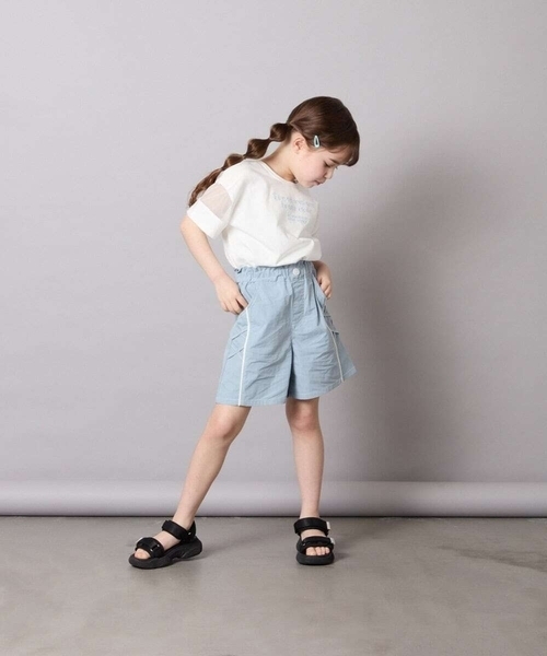 a.v.v（アーヴェヴェ）の「[120-160]【速乾/冷感】水陸両用アクティブハーフパンツ（その他パンツ・キッズ・ダークインディゴブルー/ブラック・150/160/130/120/140）」の9枚目の写真