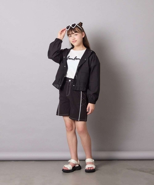 a.v.v（アーヴェヴェ）の「[120-160]【速乾/冷感】水陸両用アクティブハーフパンツ（その他パンツ・キッズ・ダークインディゴブルー/ブラック・150/160/130/120/140）」の21枚目の写真
