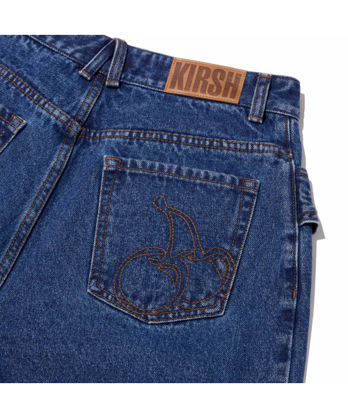 KIRSH（キルシー）の「ラッフルディテールワイドフィットデニムパンツ[ダークブルー]（デニムパンツ・レディース・その他・MEDIUM/SMALL）」の5枚目の写真