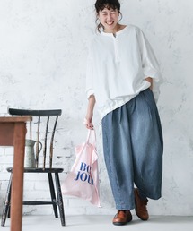 味わい深いヒッコリーの9分丈パンツ