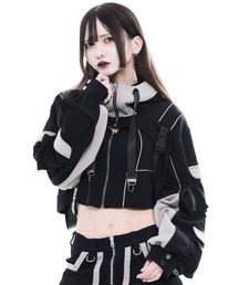 REFLEM INDUSTRY（レフレムインダストリー）の「『REFLEM INDUSTRY/レフレム インダストリー』EXOFRAME CROPPED HOODIE/クロップドタクティカルフーディー（パーカー）」