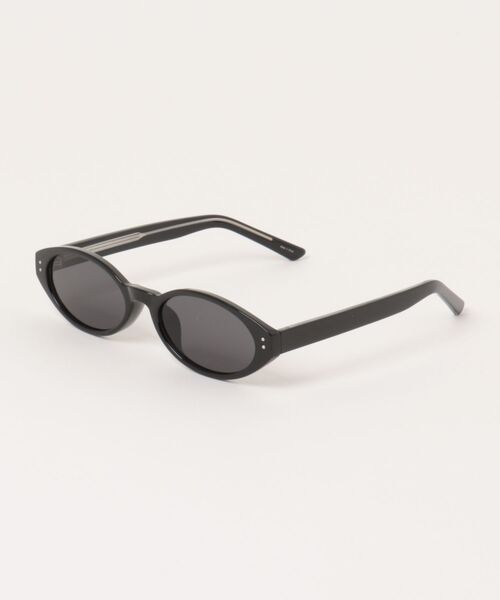 Chikashitsu +(チカシツプラス)の「【Chikashitsu +】round frame sunglasses (3color) / 【チカシツプラス】クリアレンズラウンドフレームサングラス(サングラス・メンズ・ダークブラウン/ブラック/ブラウン・ONE SIZE)」の1枚目の写真