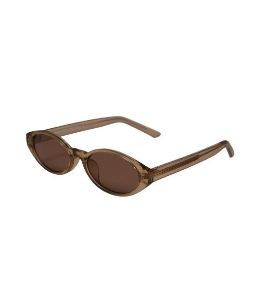 Chikashitsu +(チカシツプラス)の「【Chikashitsu +】round frame sunglasses (3color) / 【チカシツプラス】クリアレンズラウンドフレームサングラス(サングラス・メンズ・ダークブラウン/ブラック/ブラウン・ONE SIZE)」の3枚目の写真