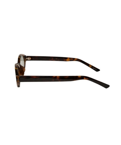 Chikashitsu +(チカシツプラス)の「【Chikashitsu +】round frame sunglasses (3color) / 【チカシツプラス】クリアレンズラウンドフレームサングラス(サングラス・メンズ・ダークブラウン/ブラック/ブラウン・ONE SIZE)」の9枚目の写真