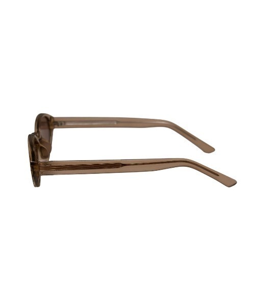 Chikashitsu +(チカシツプラス)の「【Chikashitsu +】round frame sunglasses (3color) / 【チカシツプラス】クリアレンズラウンドフレームサングラス(サングラス・メンズ・ダークブラウン/ブラック/ブラウン・ONE SIZE)」の5枚目の写真