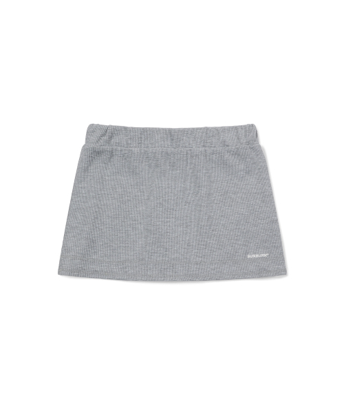 SUNBURNPROJECT(サンバーンプロジェクト)の「WAFFLE BASIC MINI SKIRT, MELANGE GRAY(スカート・レディース・その他・SMALL/MEDIUM)」の2枚目の写真