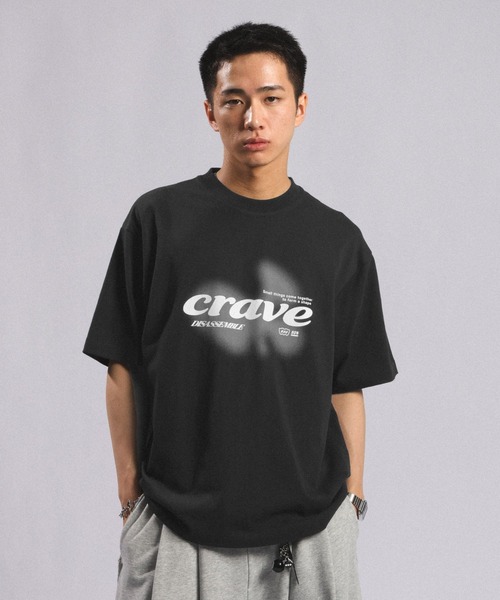 RAGEBLUE（レイジブルー）の「CRAVEグラフィックTシャツ（Tシャツ/カットソー・メンズ・ブラック/ホワイト/グレー・MEDIUM/LARGE）」の3枚目の写真