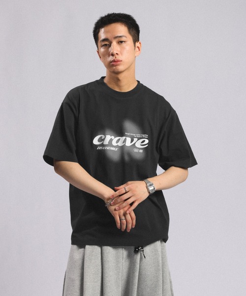 RAGEBLUE（レイジブルー）の「CRAVEグラフィックTシャツ（Tシャツ/カットソー・メンズ・ブラック/ホワイト/グレー・MEDIUM/LARGE）」の14枚目の写真