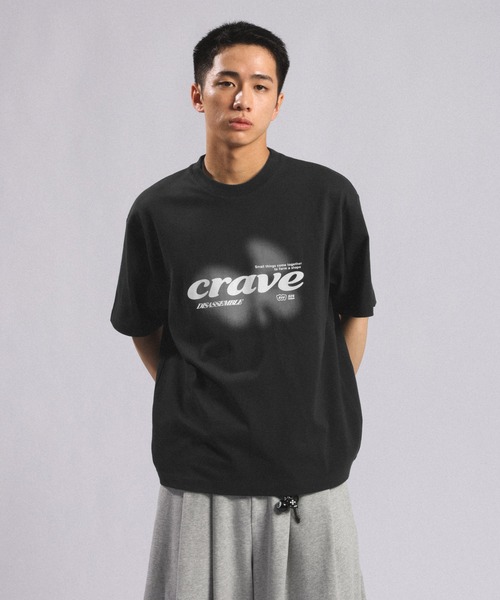 RAGEBLUE（レイジブルー）の「CRAVEグラフィックTシャツ（Tシャツ/カットソー・メンズ・ブラック/ホワイト/グレー・MEDIUM/LARGE）」の15枚目の写真