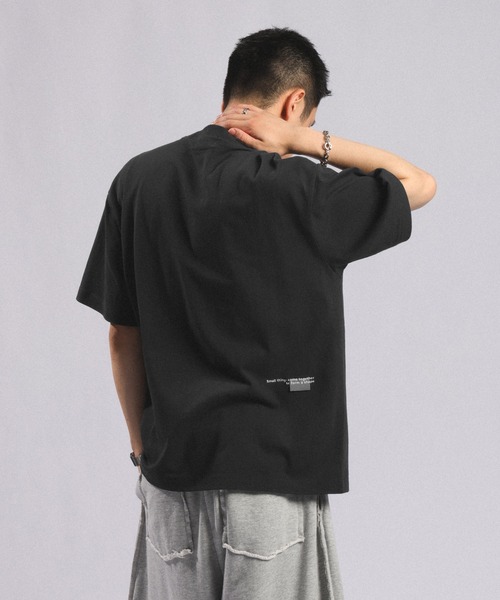 RAGEBLUE（レイジブルー）の「CRAVEグラフィックTシャツ（Tシャツ/カットソー・メンズ・ブラック/ホワイト/グレー・MEDIUM/LARGE）」の16枚目の写真