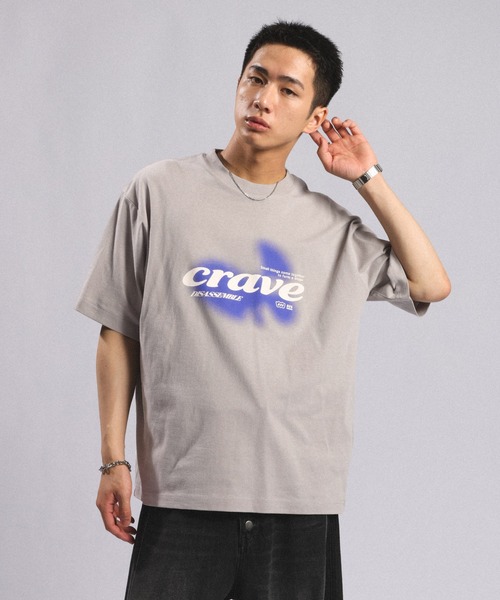 RAGEBLUE（レイジブルー）の「CRAVEグラフィックTシャツ（Tシャツ/カットソー・メンズ・ブラック/ホワイト/グレー・MEDIUM/LARGE）」の21枚目の写真