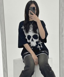SILVER BULLET | 『SILVER BULLET SELECT AP/シルバーバレットセレクト』スカルレイヤーTEE(Tシャツ/カットソー)