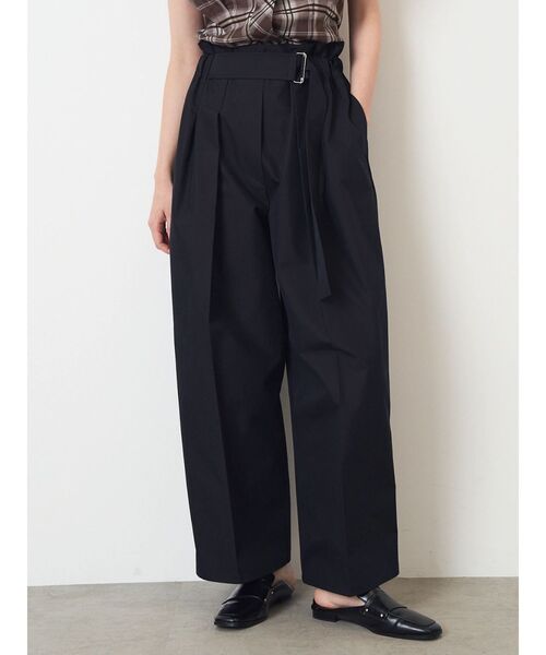ELENDEEK(エレンディーク)の「サイドギャザーコクーンパンツ(その他パンツ・レディース・ブラック/ベージュ・2/1)」の2枚目の写真