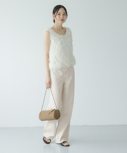 NEEDBY heritage(ニードバイヘリテージ)の「《NOBLE生地別注》NEED by heritage/ニードバイヘリテージLUNA(デニムパンツ・レディース・ブルー/アイボリー・26/25/24/23)」の11枚目の写真
