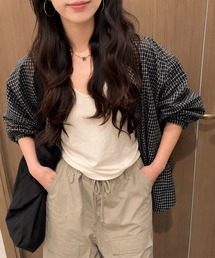 ammy.（エイミードット）の「【 ammy. / エイミードット 】 オーバーサイズ ベーシック 長袖 チェック シャツ（シャツ/ブラウス）」