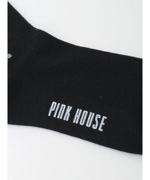 PINK HOUSE（ピンクハウス）の「ロココリボン柄ソックス（ソックス/靴下・レディース・ホワイト/ブラック/ピンク・フリー）」の9枚目の写真