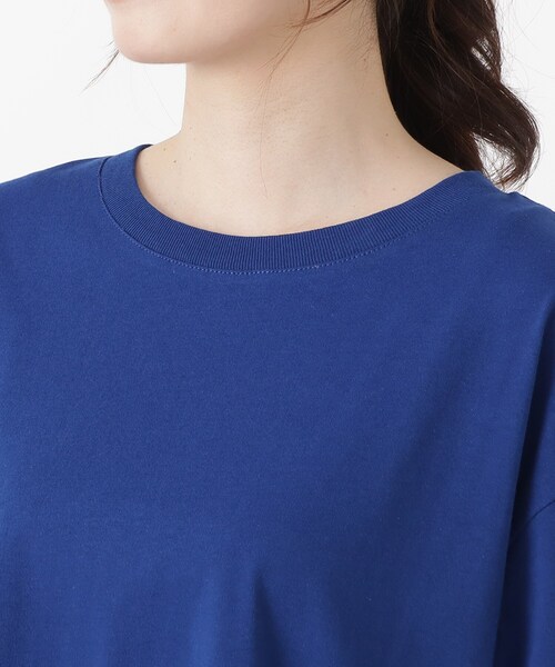 one'sterrace(ワンズテラス)の「カット&チュール ペプラムプルオーバー(Tシャツ/カットソー・レディース・ネイビー系5/ブルー系その他7・02)」の6枚目の写真