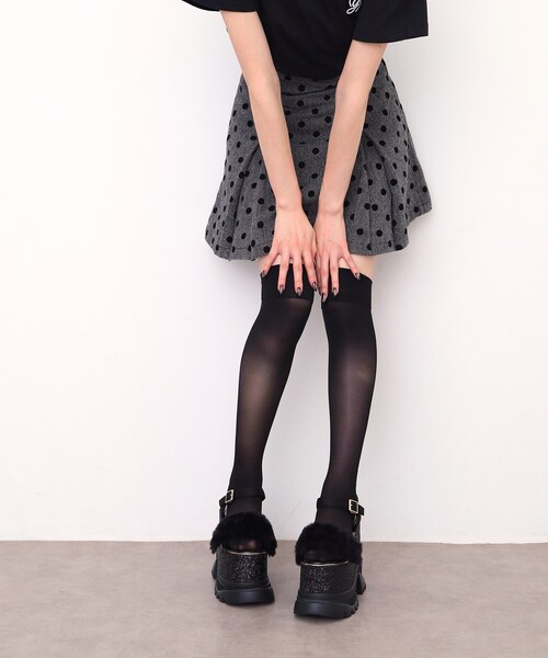 ESPERANZA(エスペランサ)の「フェイクファーベルト付き2WAYスポサン(サンダル・レディース・ピンク系7/ブラック系2/ホワイト系3・S/L/M/LL)」の8枚目の写真