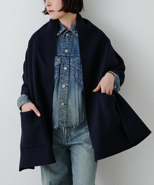 ポンチョ（ブルー・ネイビー/青色系）ファッション通販 - ZOZOTOWN
