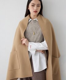 Whim Gazette（ウィムガゼット）の「〈WEB限定カラーあり〉リバーケープストール（ストール/ショール）」