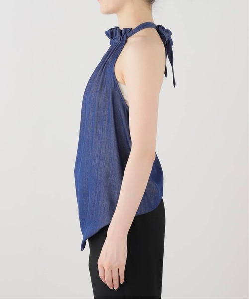 EDIT. FOR LULU(エディットフォールル)の「【ESTHE/エステ】Cowl High Neck Top(シャツ/ブラウス・レディース・ネイビー・FREE)」の7枚目の写真
