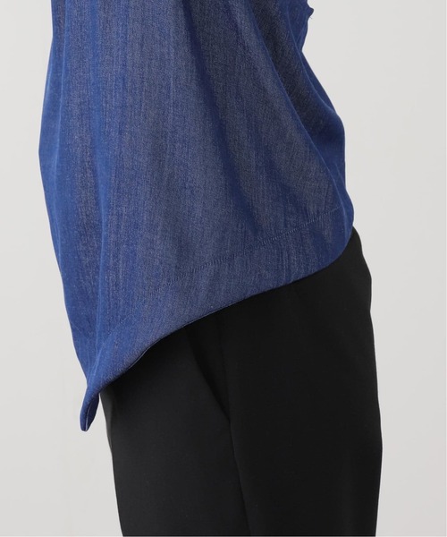 EDIT. FOR LULU(エディットフォールル)の「【ESTHE/エステ】Cowl High Neck Top(シャツ/ブラウス・レディース・ネイビー・FREE)」の10枚目の写真