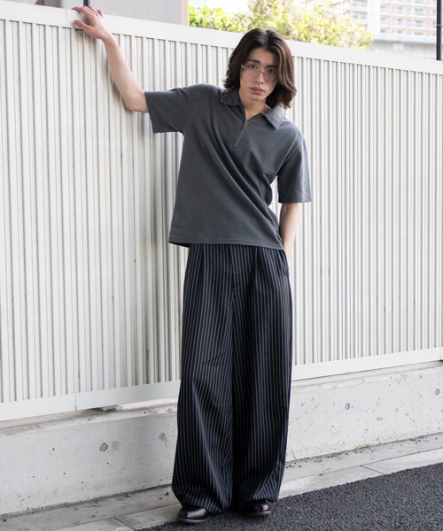 WEGO(ウィゴー)の「WEGO/【26年春夏新作】カーブバギースラックス(スラックス・メンズ・その他1・MEDIUM/LARGE)」の3枚目の写真