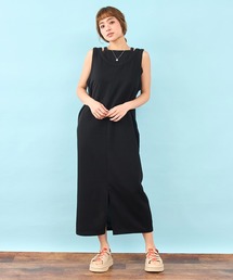 キャミソールセット 前後2way ロング ワンピース