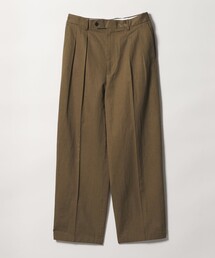 <Steven Alan> コットン/リネン イン ツープリーツ ドレス トラウザーズ ハーフイージー II