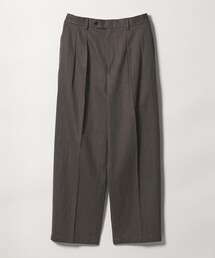 ＜Steven Alan＞ コットン/リネン イン ツープリーツ ドレス トラウザーズ ハーフイージー II