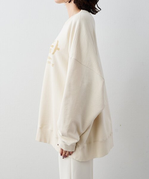 Whim Gazette(ウィムガゼット)の「【GEMINI】フロントプリントオーバースウェット(スウェット・レディース・ホワイト系その他/ブルー・FREE)」の9枚目の写真