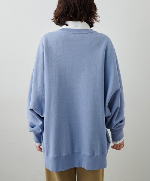 Whim Gazette(ウィムガゼット)の「【GEMINI】フロントプリントオーバースウェット(スウェット・レディース・ホワイト系その他/ブルー・FREE)」の14枚目の写真