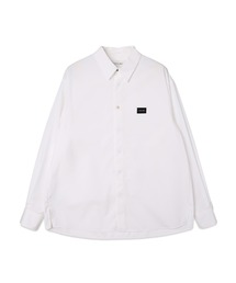 High Count Broadcloth Embroidery Patch Long Sleeve Shirt
