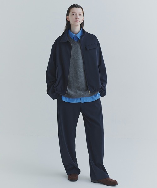 CULLNI(クルニ)の「High Count Broadcloth Embroidery Patch Long Sleeve Shirt(シャツ/ブラウス・メンズ・ブルー/ホワイト/ネイビー・2/1/0)」の4枚目の写真