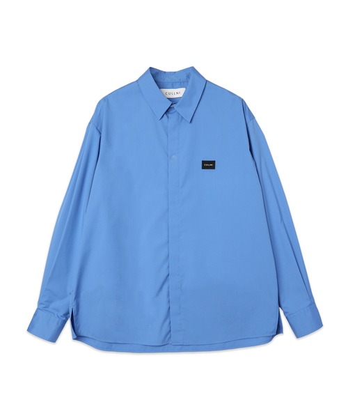 CULLNI(クルニ)の「High Count Broadcloth Embroidery Patch Long Sleeve Shirt(シャツ/ブラウス・メンズ・ブルー/ホワイト/ネイビー・2/1/0)」の11枚目の写真