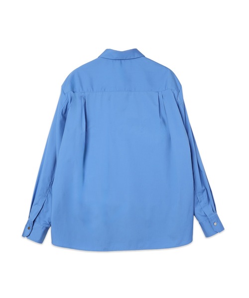 CULLNI(クルニ)の「High Count Broadcloth Embroidery Patch Long Sleeve Shirt(シャツ/ブラウス・メンズ・ブルー/ホワイト/ネイビー・2/1/0)」の12枚目の写真