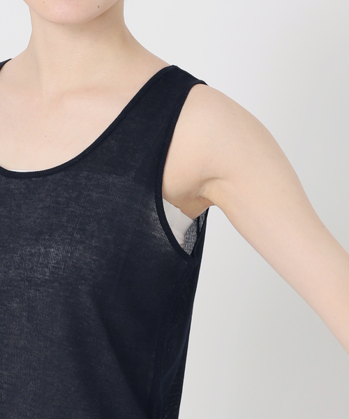Spick & Span(スピックアンドスパン)の「《2枚セット》レイヤードタンクトップ(タンクトップ・レディース・チャコールグレー/ネイビー・FREE)」の19枚目の写真