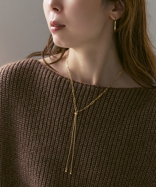 Noble(ノーブル)の「PETER+JUNE/ピーターアンドジューン Redford Bolo Necklace(ネックレス・レディース・ゴールド・FREE)」の2枚目の写真