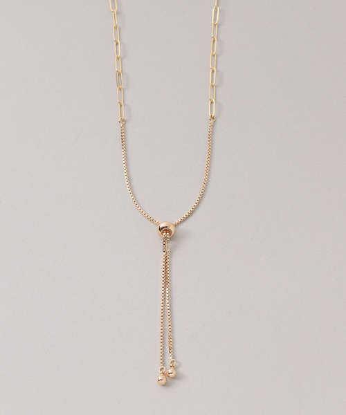 Noble(ノーブル)の「PETER+JUNE/ピーターアンドジューン Redford Bolo Necklace(ネックレス・レディース・ゴールド・FREE)」の3枚目の写真