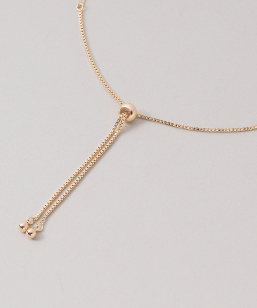 Noble(ノーブル)の「PETER+JUNE/ピーターアンドジューン Redford Bolo Necklace(ネックレス・レディース・ゴールド・FREE)」の5枚目の写真