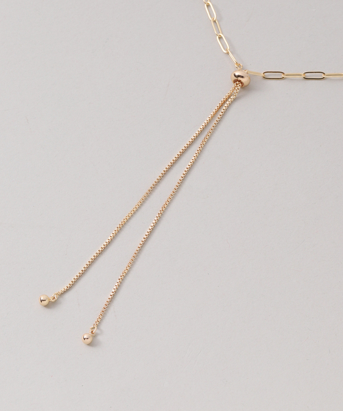 Noble(ノーブル)の「PETER+JUNE/ピーターアンドジューン Redford Bolo Necklace(ネックレス・レディース・ゴールド・FREE)」の6枚目の写真
